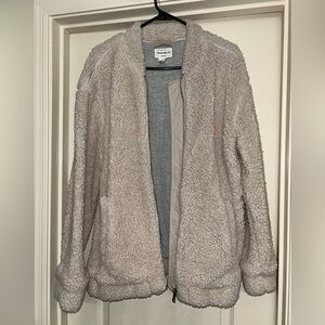 For The Republic Women's Beige Sherpa Jacket